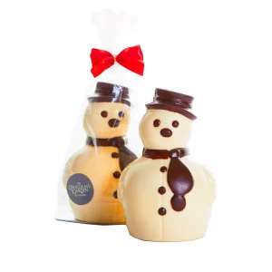 250g White Chocolate Snowman Decorated