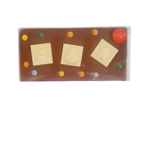 Christmas Motif Milk Chocolate Bar 100g