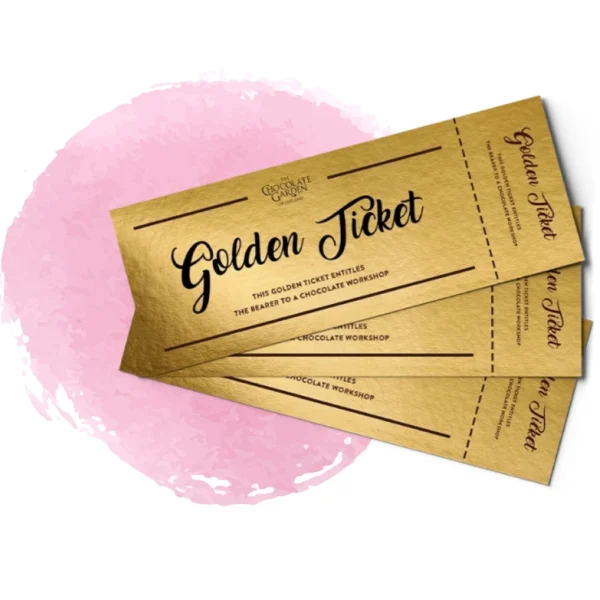 Golden Ticket for a Chocolate Workshop