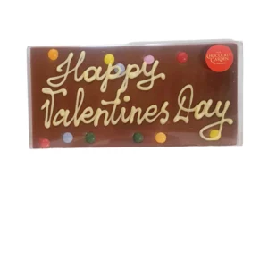 Happy Valentines Day Milk Chocolate Bar 100g