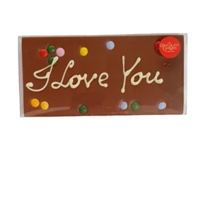 I Love You Milk Chocolate Bar 100g