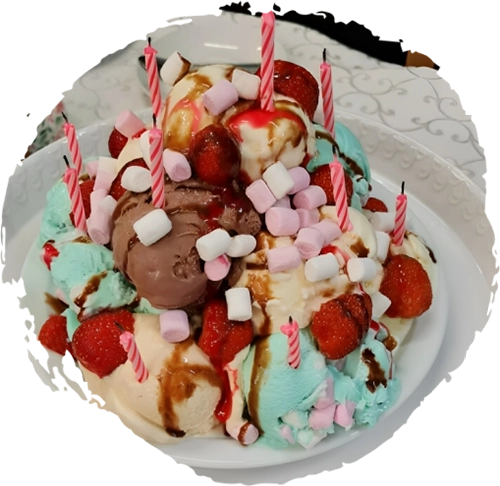 Ice-cream Scoop Cake